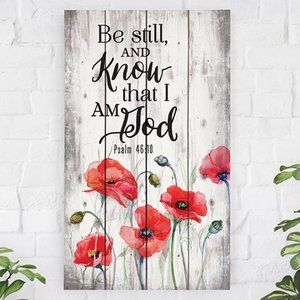 Be Still and Know Wall Art - NEW